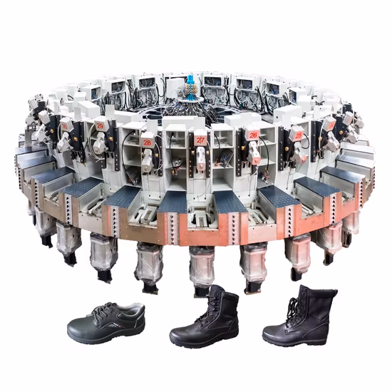 Direct Injection Shoe Sole Making Machine with Automatic Rotary Production Line